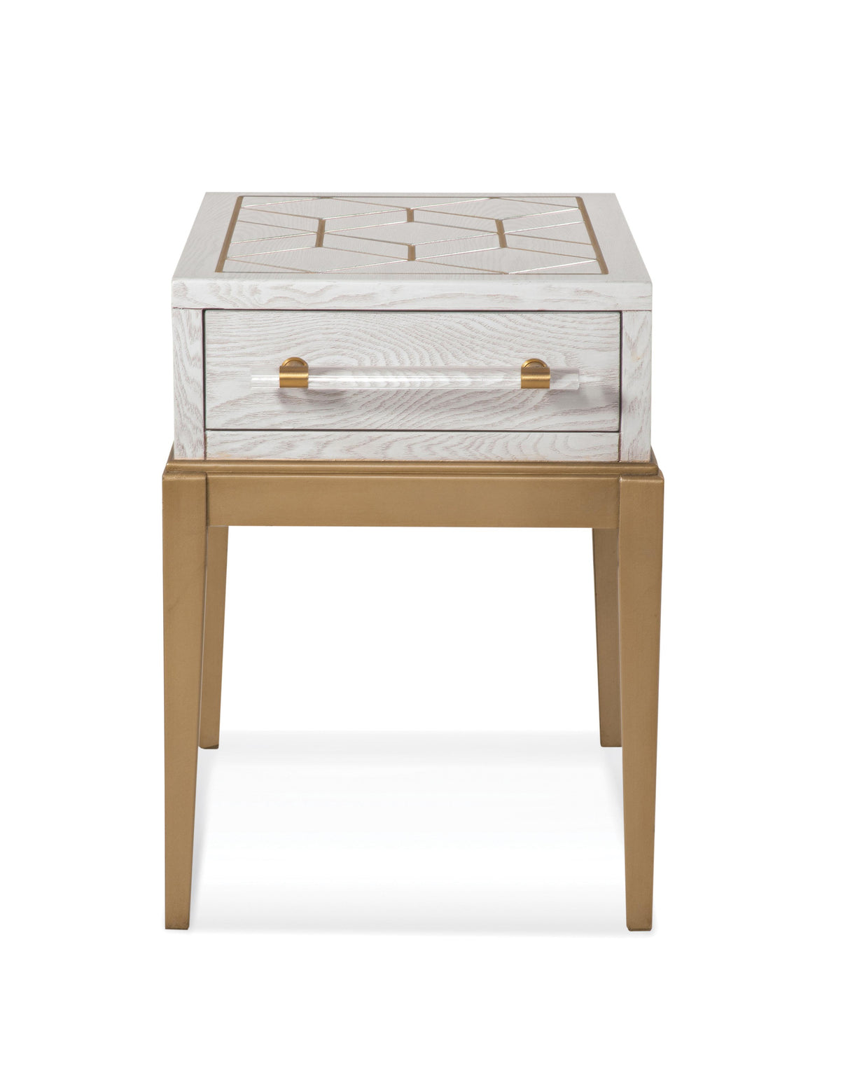 Bassett White Perrine White Accent Table