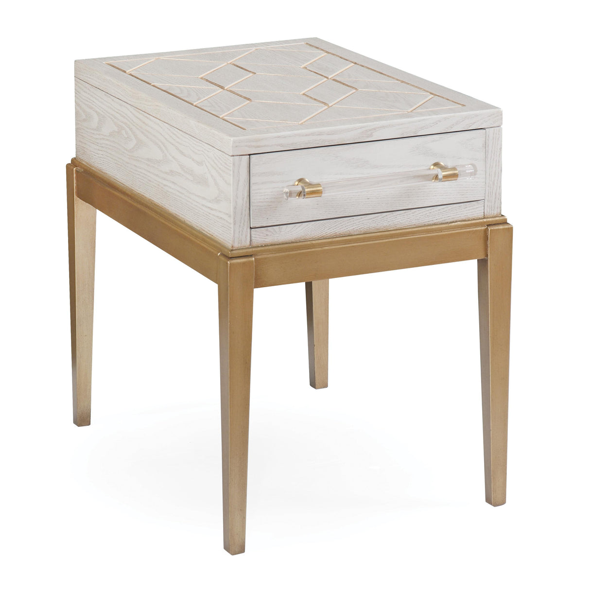 Bassett White Perrine White Accent Table