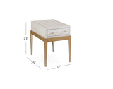 Bassett White Perrine White Accent Table