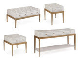Bassett White Perrine White Accent Table