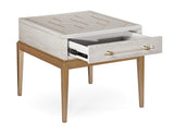 Bassett White Perrine White End Table