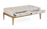 Bassett White Perrine White Cocktail Table