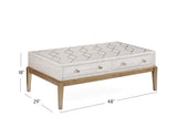 Bassett White Perrine White Cocktail Table