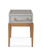Bassett Gray Perrine Wood Chairside Table