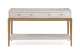Bassett White Perrine White Console Table