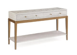 Bassett White Perrine White Console Table