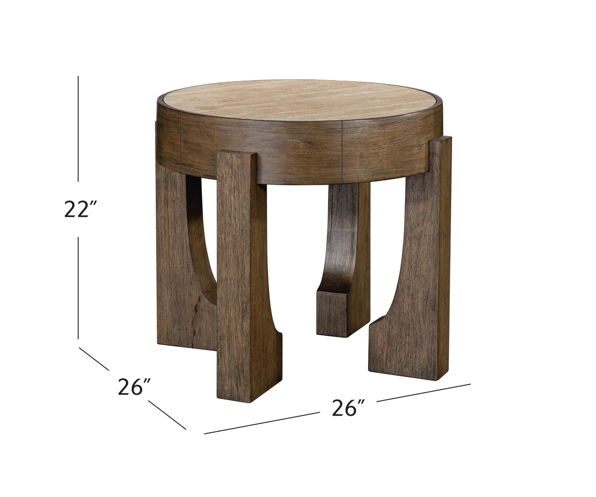 Bassett Brown Canyon End Table