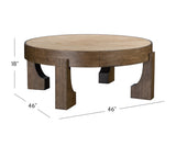 Bassett Espresso, Travertine Canyon Cocktail Table