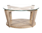 Bassett Bleached Oak Dunes Cocktail Table