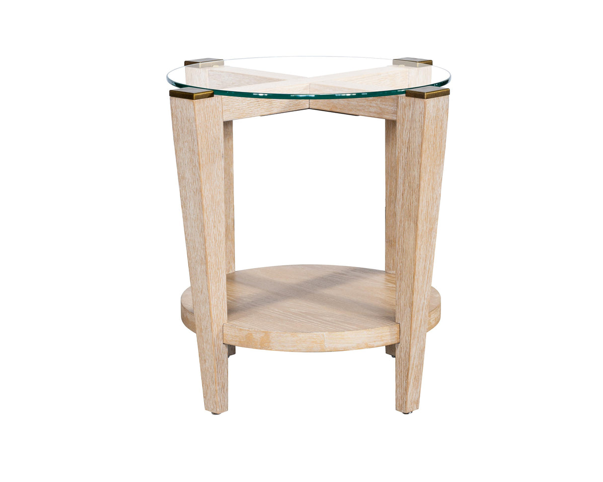 Bassett Bleached Oak Dunes End Table