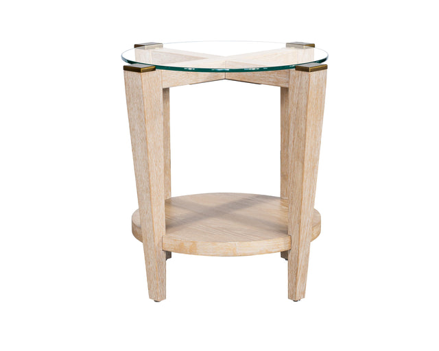 Bassett Bleached Oak Dunes End Table