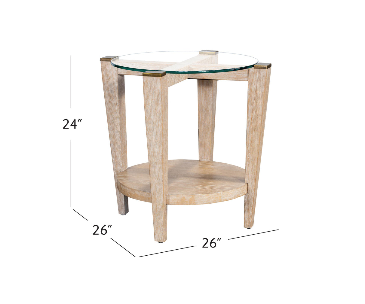 Bassett White Dunes End Table