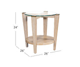 Bassett White Dunes End Table