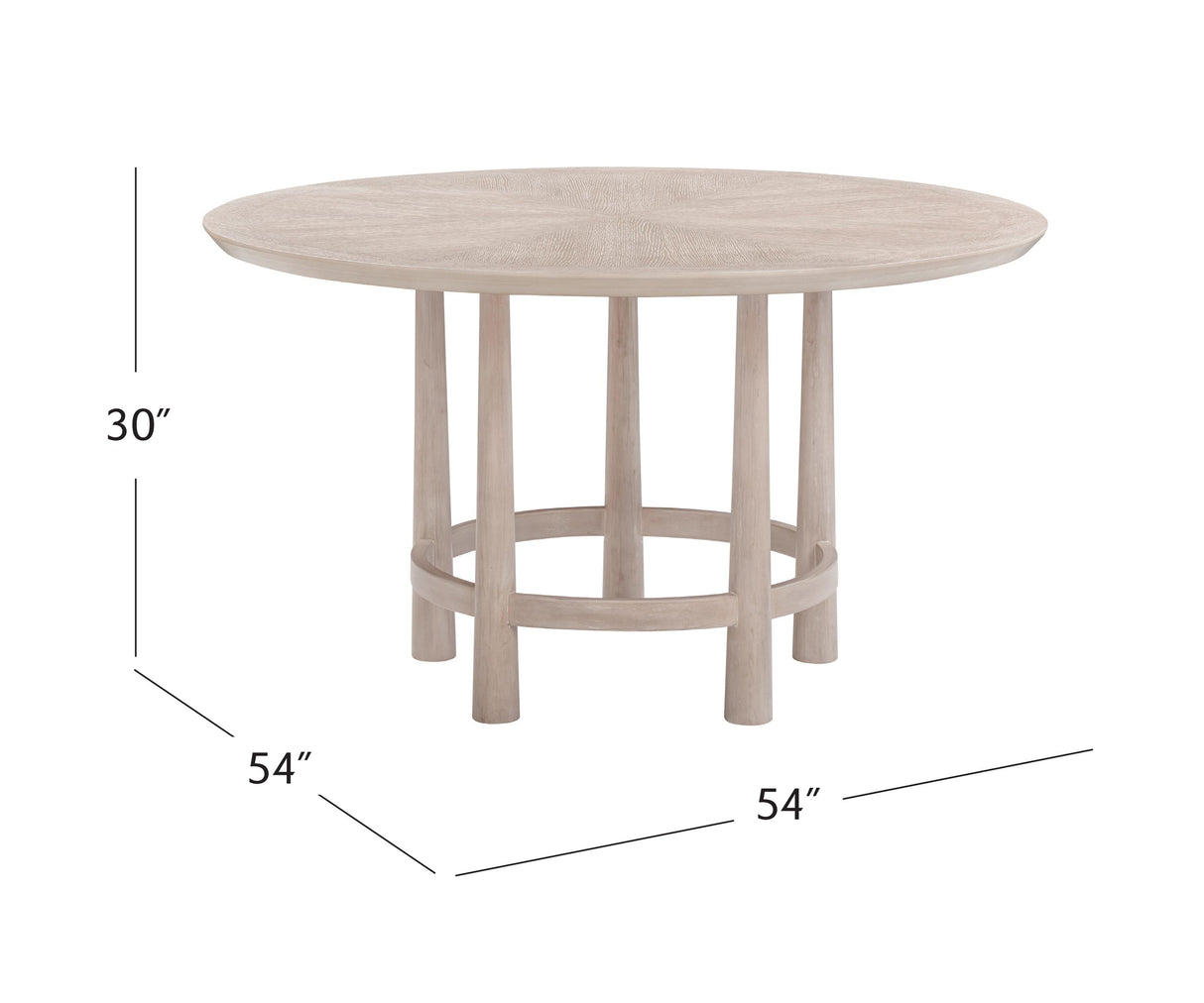 Bassett White Horizons Dining Table