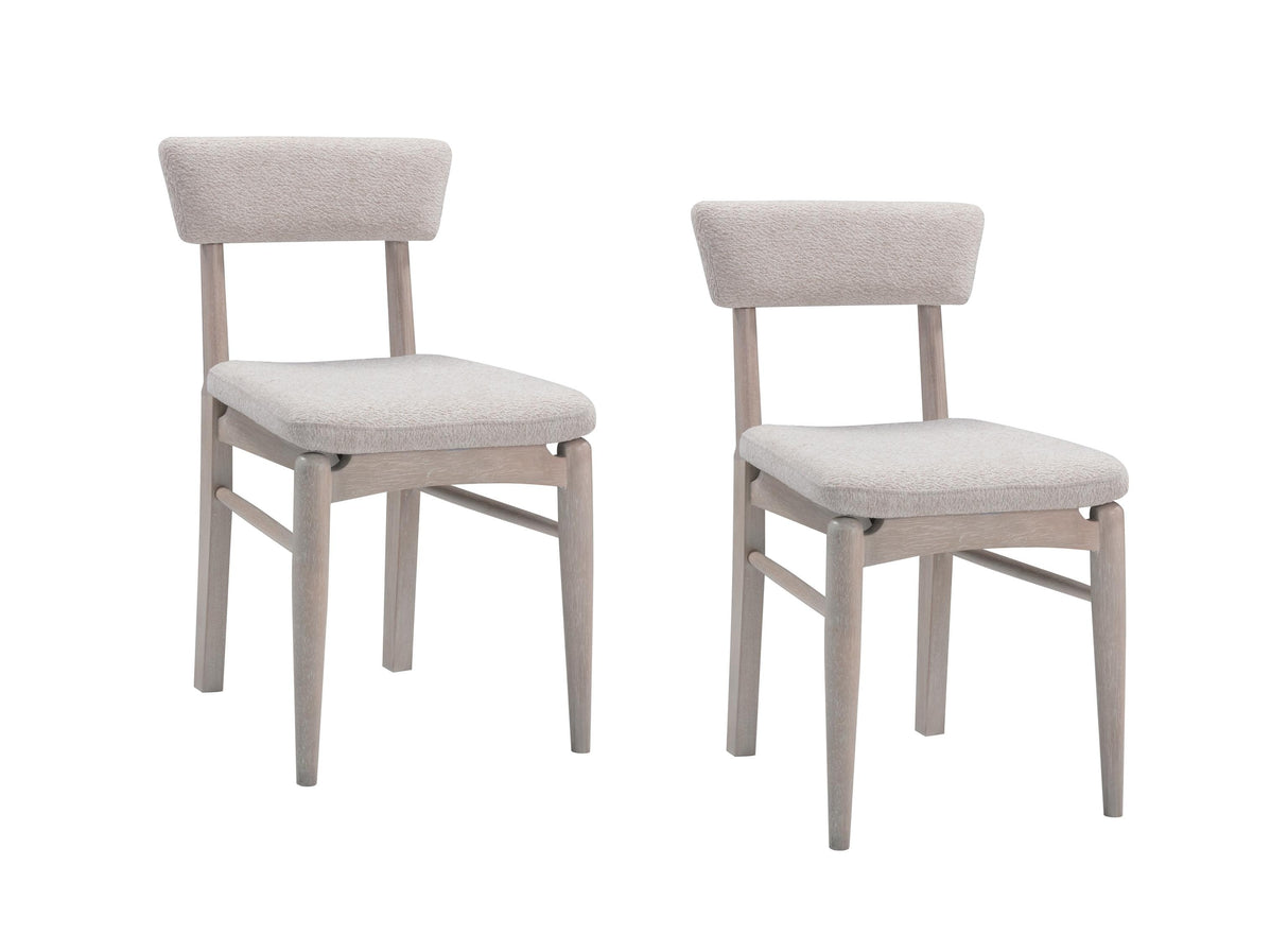 Bassett White Horizons Dining Chair Set of 2