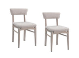 Bassett White Horizons Dining Chair Set of 2