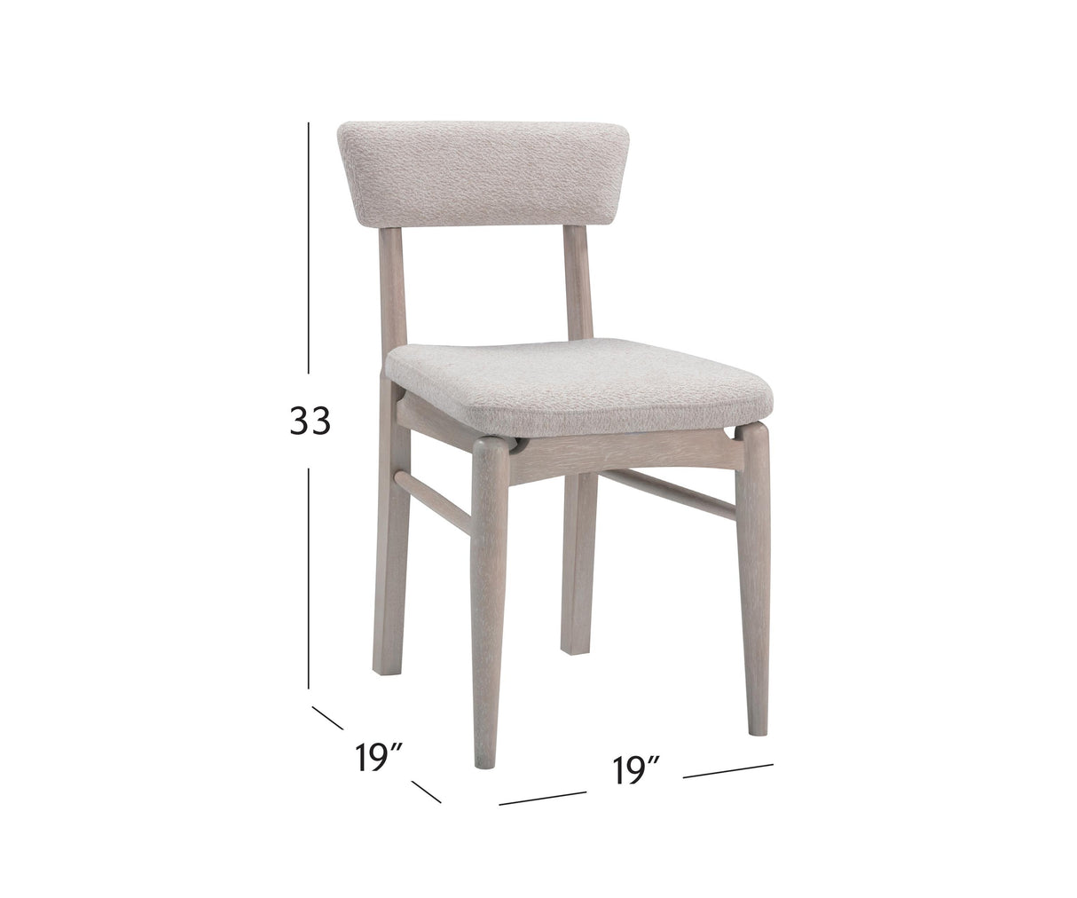 Bassett White Horizons Dining Chair Set of 2