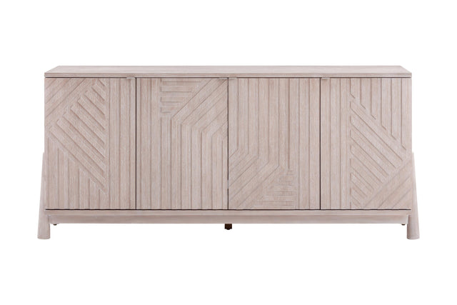Bassett Cerused White Oak Horizons Server