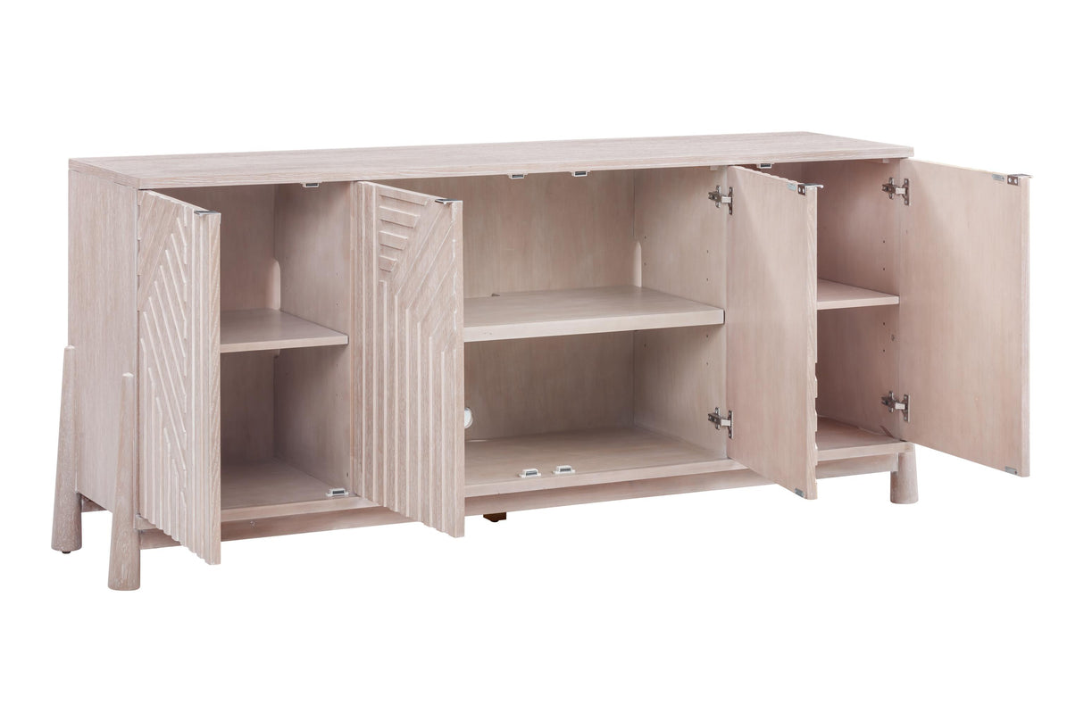 Bassett Cerused White Oak Horizons Server
