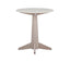 Bassett White Oak & White Marble Horizons End Table