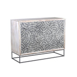 Bassett White Magnolia Bar Cabinet