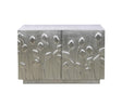 Bassett German Silver Petal Bar Cabinet