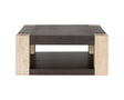 Bassett Carbon Mindi & Blonde Acacia Harmony Cocktail Table