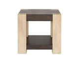 Bassett Carbon Mindi & Blonde Acacia Harmony End Table