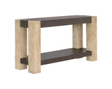 Bassett Carbon Mindi & Blonde Acacia Harmony Console Table
