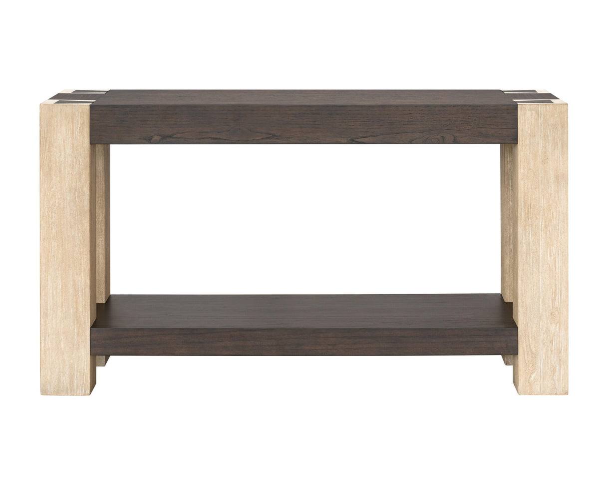 Bassett Carbon Mindi & Blonde Acacia Harmony Console Table
