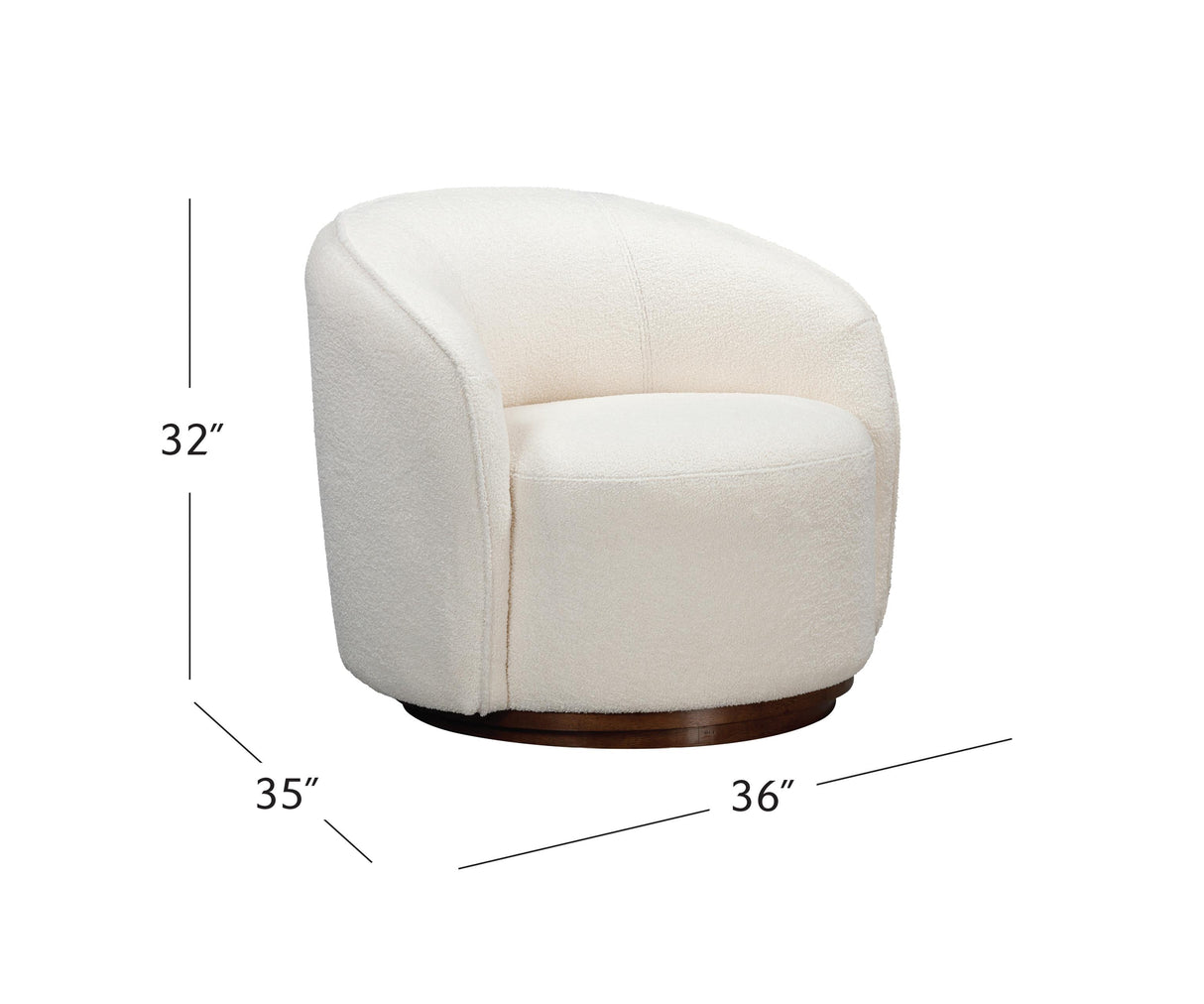 Bassett White Rory Accent Chair