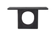 Bassett Sandblasted Black Mango Compass Console Table