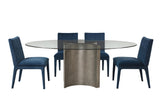 Bassett Antique Silver Symmetry Silver Dining Table