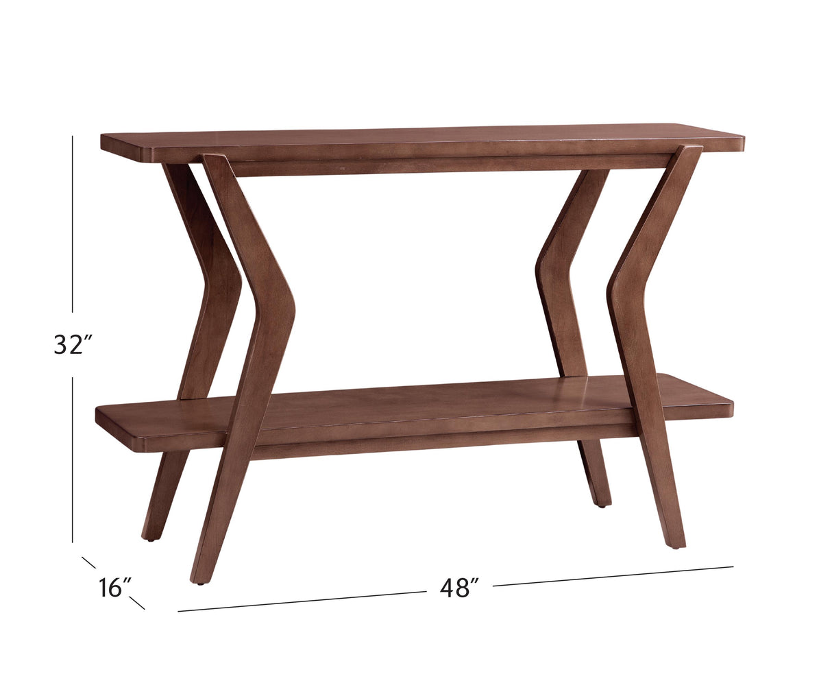 Bassett Brown Stratton Console Table