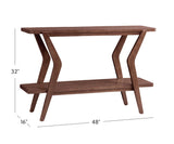 Bassett Brown Stratton Console Table