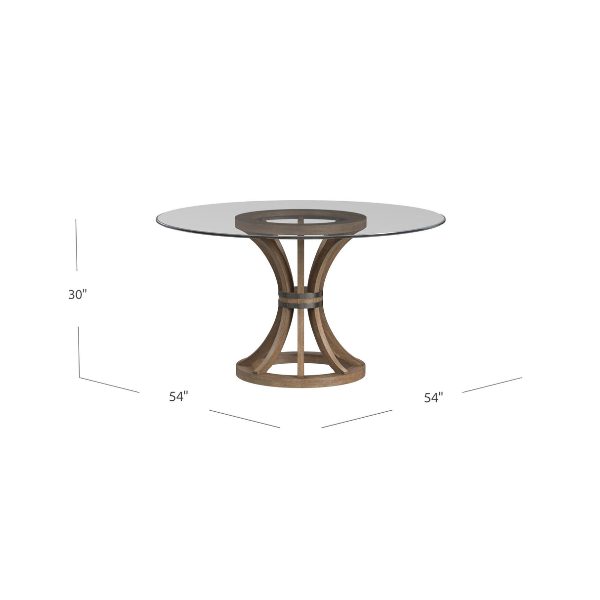 Bassett Brown Sheffield Dining Table