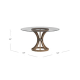 Bassett Brown Sheffield Dining Table