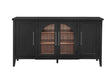 Bassett Black/Oak Fynn Server