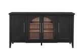 Bassett Black/Oak Fynn Server
