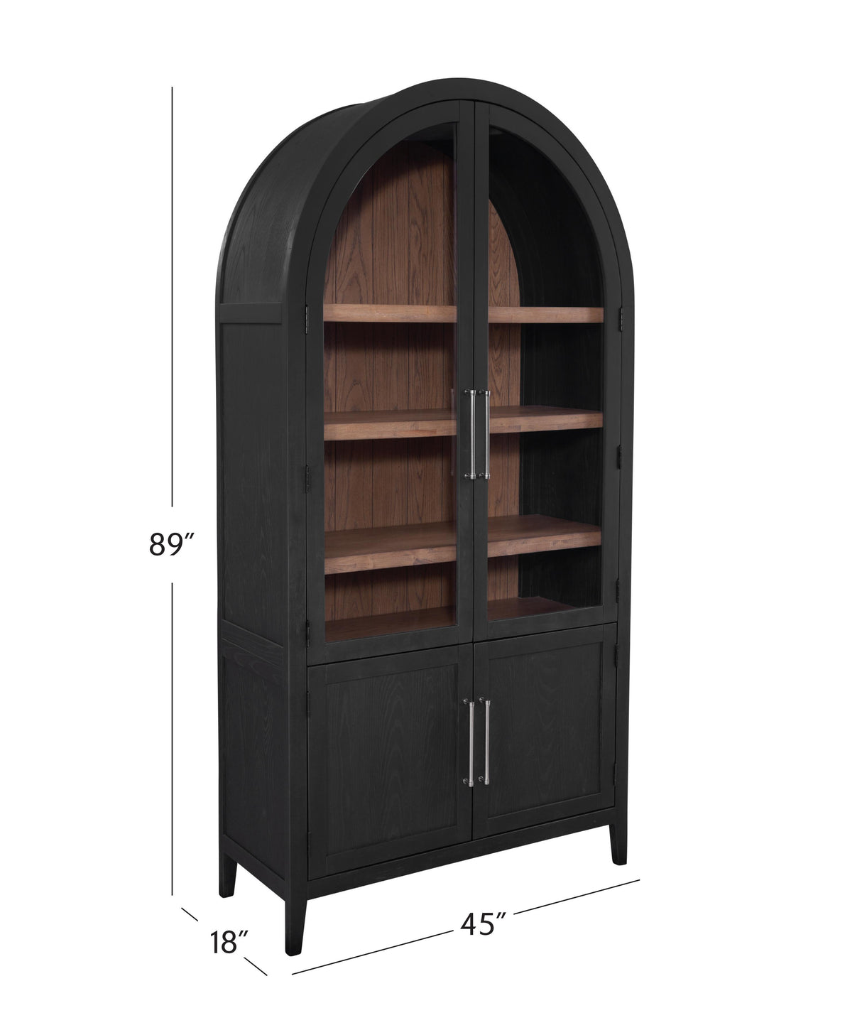 Bassett Black Fynn Display Cabinet