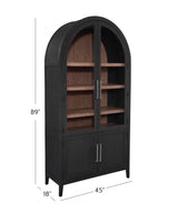 Bassett Black Fynn Display Cabinet