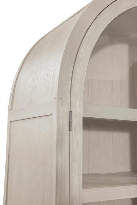 Bassett Gray Fynn Light Oak Display Cabinet