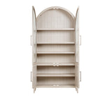 Bassett Gray Fynn Light Oak Display Cabinet