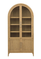 Bassett Warm Blonde Oak Fynn Blonde Display Cabinet