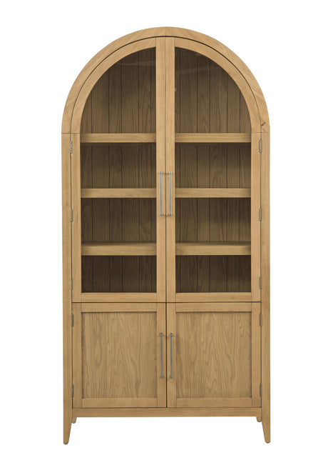 Bassett Warm Blonde Oak Fynn Blonde Display Cabinet