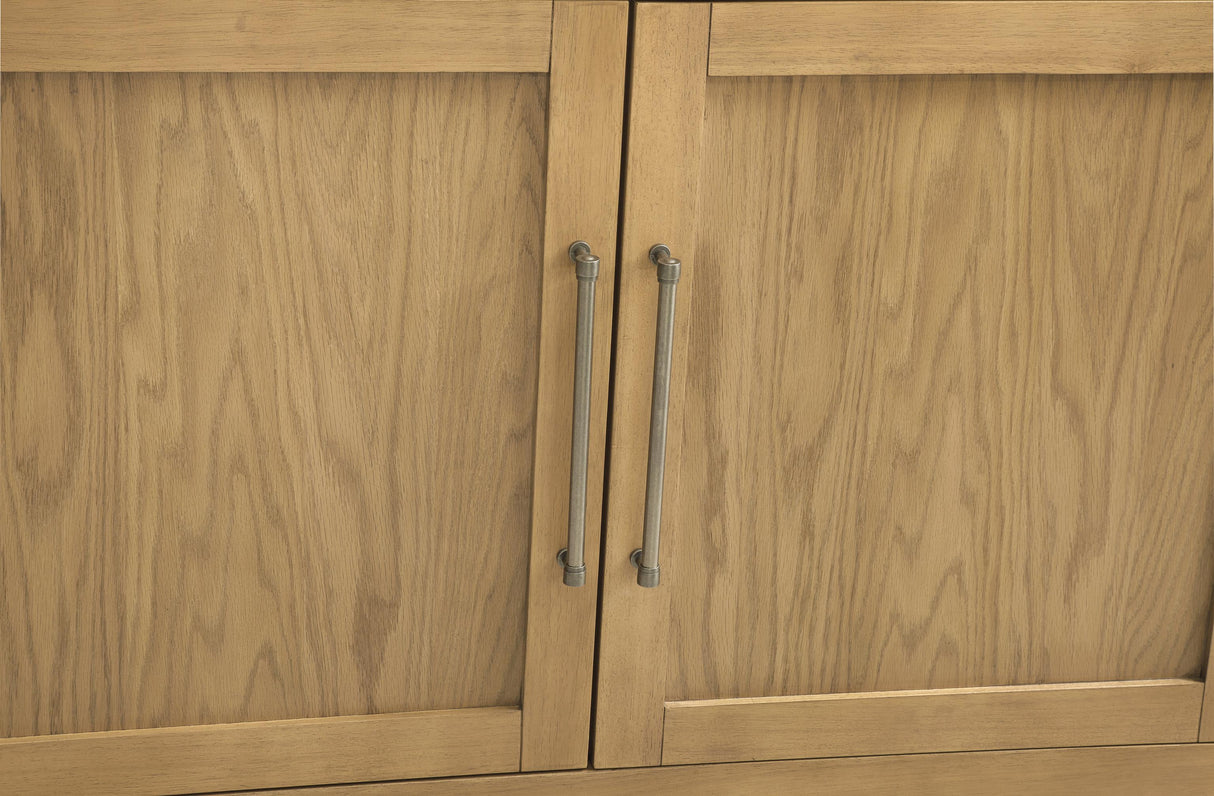 Bassett Warm Blonde Oak Fynn Blonde Display Cabinet