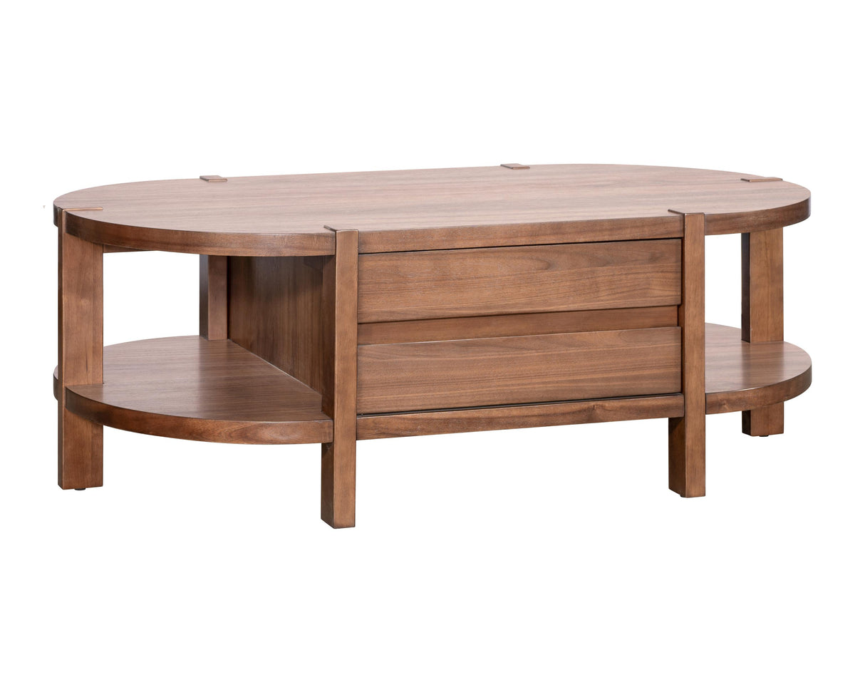 Bassett Warm Walnut Winston Cocktail Table
