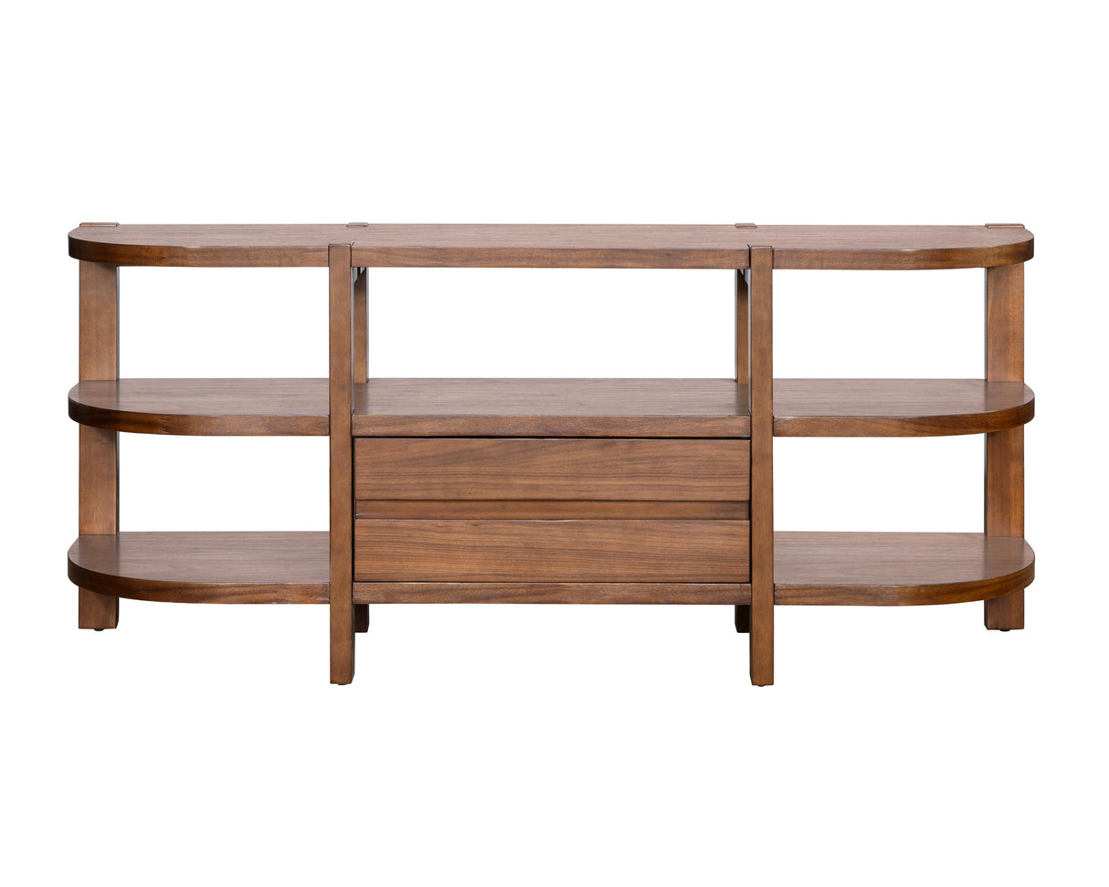 Bassett Warm Walnut Winston Console Table