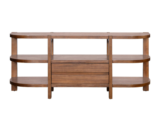 Bassett Warm Walnut Winston Console Table