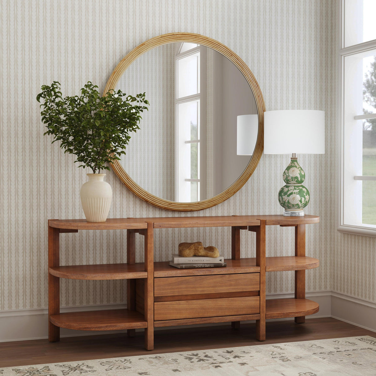 Bassett Brown Winston Console Table